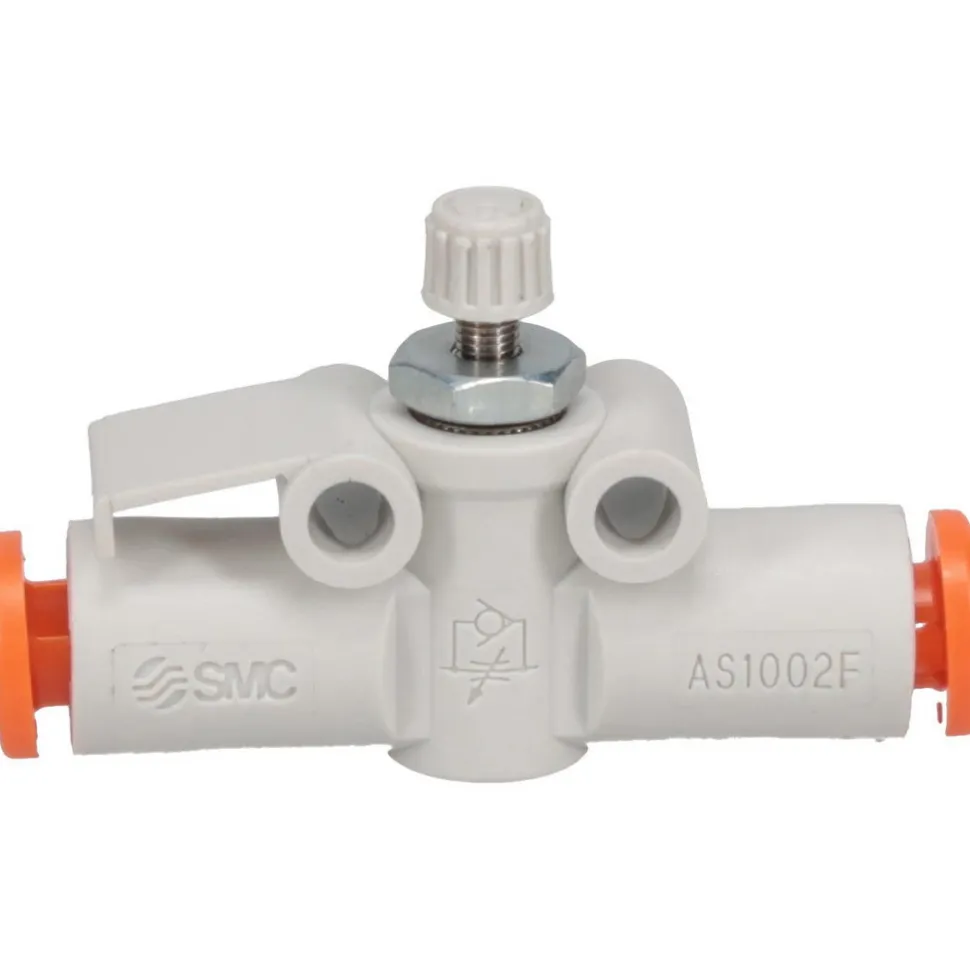 Air Flow Control Valve: In-Line, Tube, 5/32" Tube OD