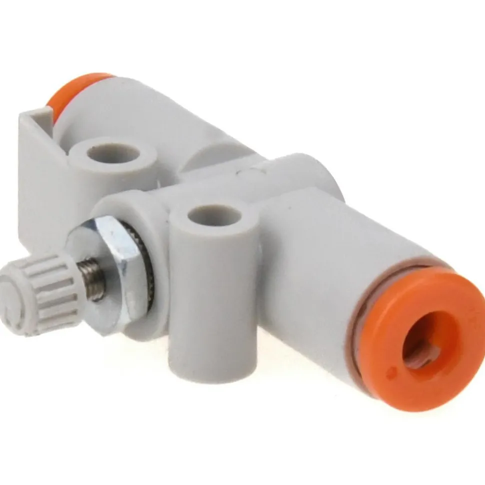 Air Flow Control Valve: In-Line, Tube, 5/32" Tube OD
