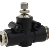 Air Flow Control Valve: In-Line, 1/4" Tube OD