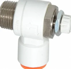 Air Flow Control Valve: Tube x MNPT, 3/8" Tube OD