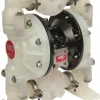 Air Operated Diaphragm Pump: 1" NPT, Polypropylene Housing