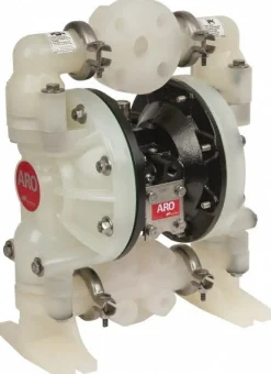 Air Operated Diaphragm Pump: 1" NPT, Polypropylene Housing