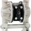 Air Operated Diaphragm Pump: 1/2" NPT, Polypropylene Housing