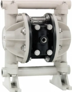 Air Operated Diaphragm Pump: 1/2" NPT, Polypropylene Housing