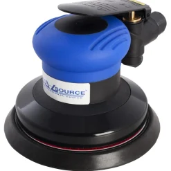 Air Orbital Sander: Round, 5" Pad, 12,000 OPM