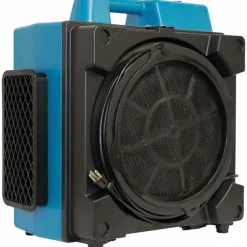 Air PurifierAir Scrubber: 600 CFM, NFR12 Outer Nylon Mesh, NFS16 Nylon Mesh, CF35 1.4” Activated Carbon, HEPA35 1.4” HEPA, NFR12 Outer Nylon Mesh, NFS16 Nylon Mesh, Carbon & HEPA, Blue, 21.6000" High, 12.3000" Wide