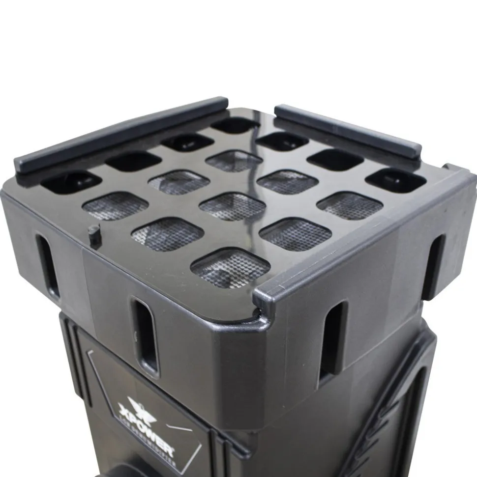 Air Purifier: 2000 CFM, HEPA, Black, 38.8000" High, 27.0000" Wide
