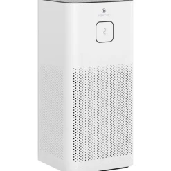 Air Purifier: HEPA & Pre-Filter, White, 24.6000" High, 12.0000" Wide