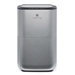 Air Purifier: H13 HEPA, Silver, 14.6000" High, 8.9000" Wide