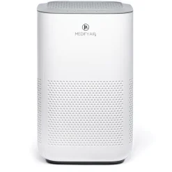 Air Purifier: H13 HEPA, White, 14.6000" High, 8.9000" Wide