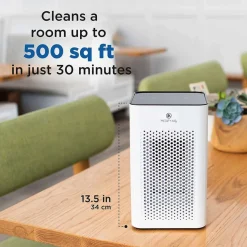 Air Purifier: H13 HEPA, White, 28.8000