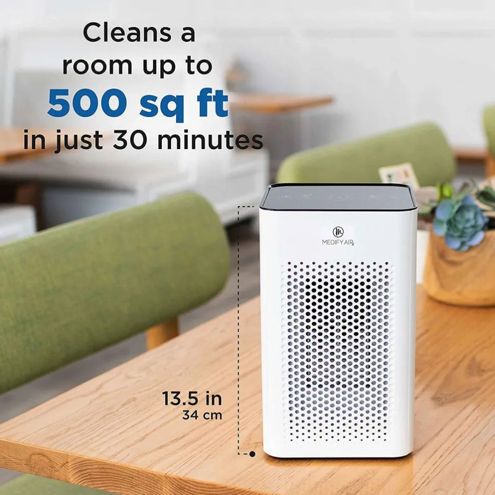 Air Purifier: H13 HEPA, White, 28.8000" High, 13.0000" Wide