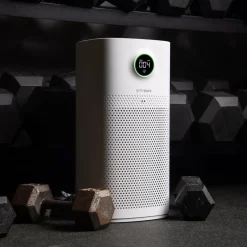 Air Purifier: White, 21.0000" High, 10.0000" Wide