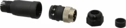 8 Amp, Male Straight Field Attachable Connector Sensor and Receptacle