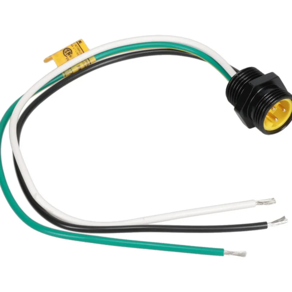 13 Amp, Male Straight Receptacle
