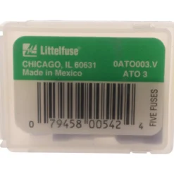 3 Amp, 32 VAC/VDC, Automotive Fuse