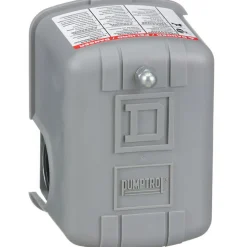 1 and 3R NEMA Rated, 40 to 60 psi, Electromechanical Pressure and Level Switch