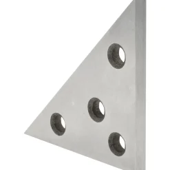 90° Angle, 4-1/4 Inch Long, 1/4 Inch Thick, Steel, Angle Block