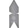 60° Angle, Satin Chrome Coated Center Gage