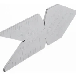 60° Angle, Satin Chrome Coated Center Gage