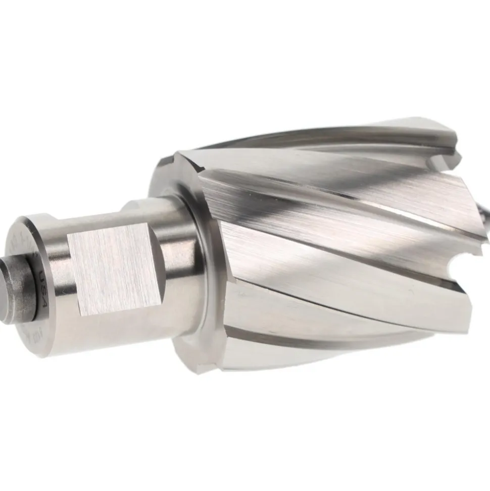 Annular Cutter: 1-1/4" Dia, 1" Depth of Cut, High Speed Steel