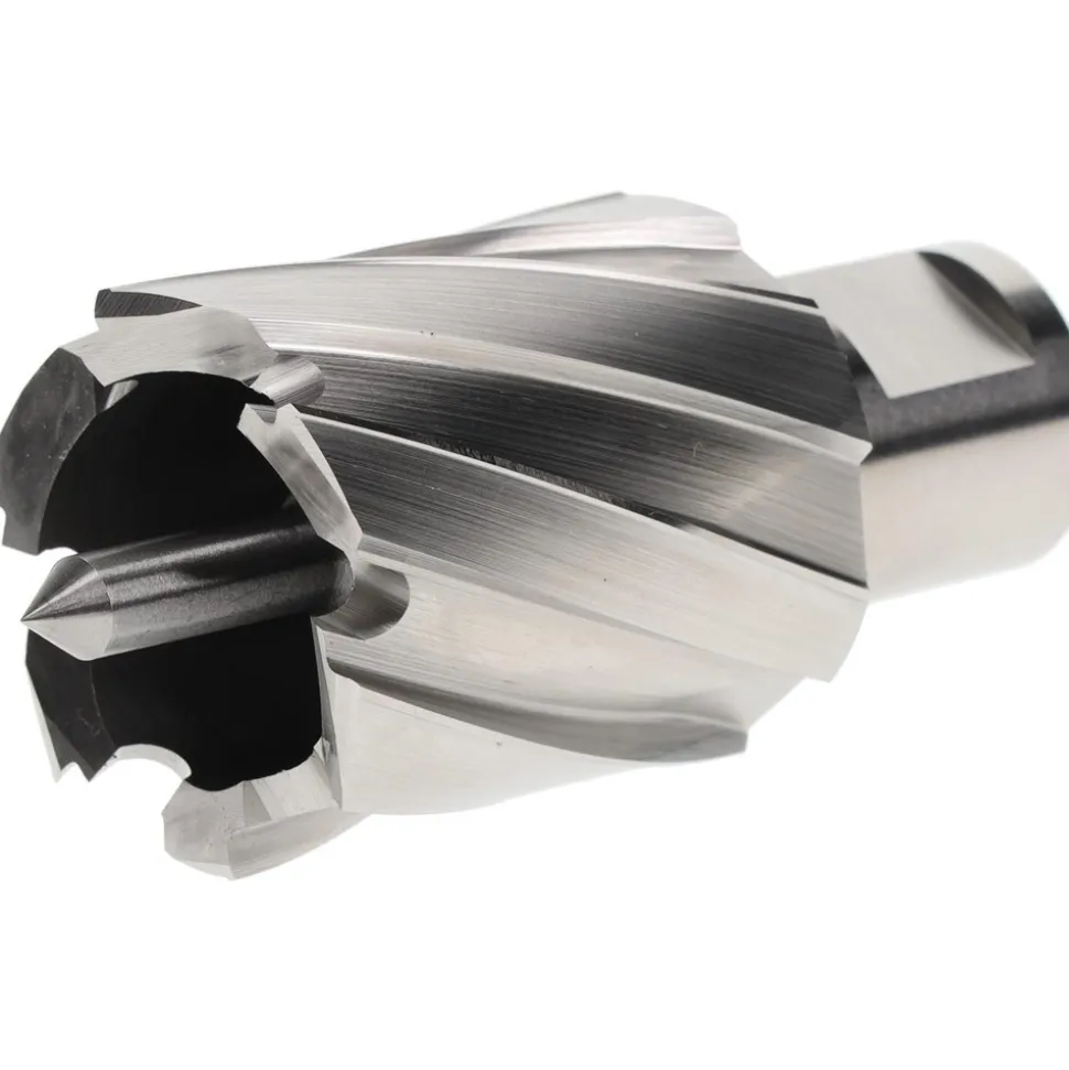Annular Cutter: 1-1/4" Dia, 1" Depth of Cut, High Speed Steel