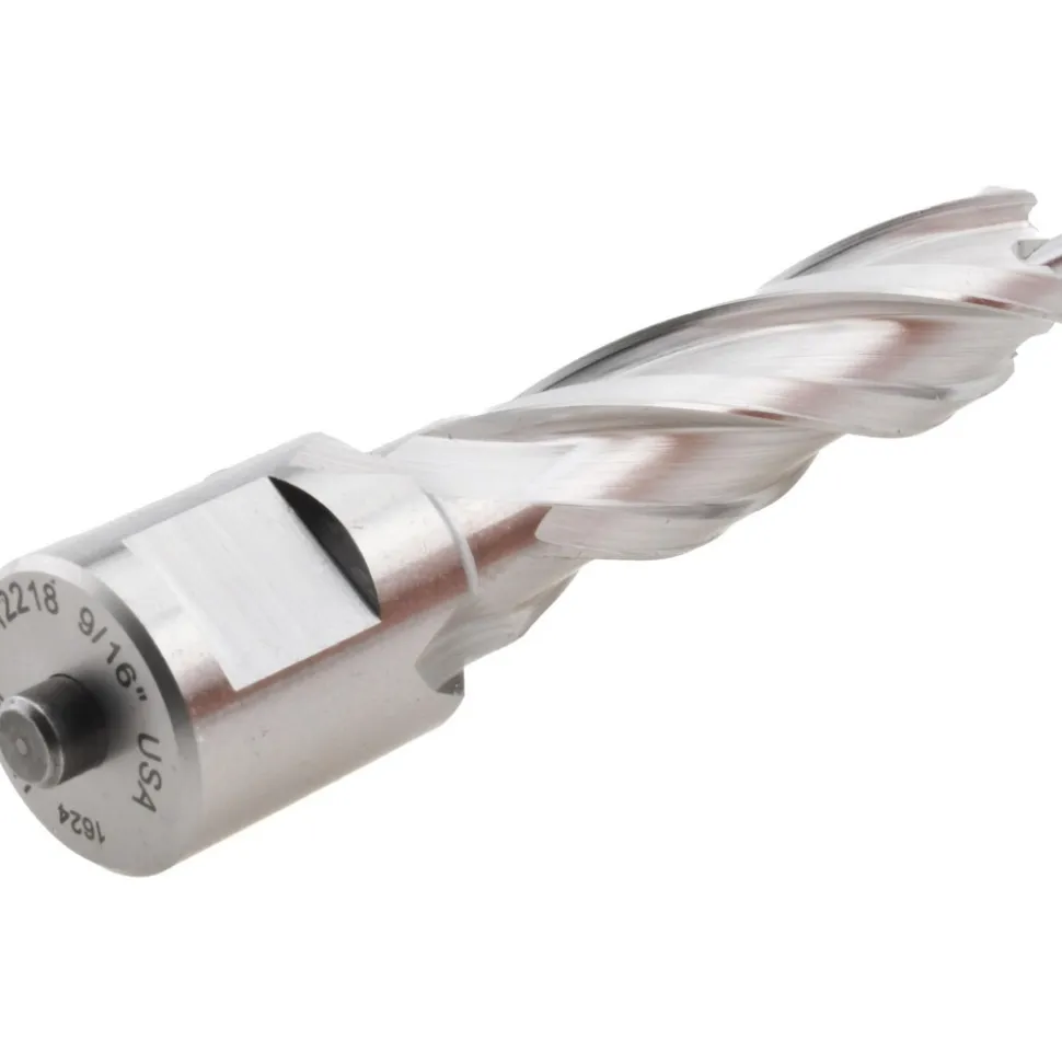 Annular Cutter: 9/16" Dia, 2" Depth of Cut, High Speed Steel