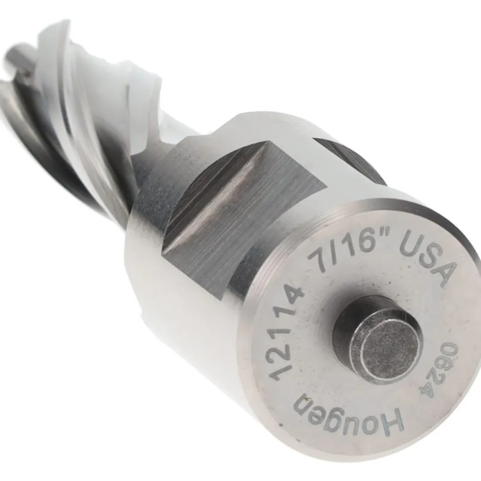 Annular Cutter: 7/16" Dia, 1" Depth of Cut, High Speed Steel