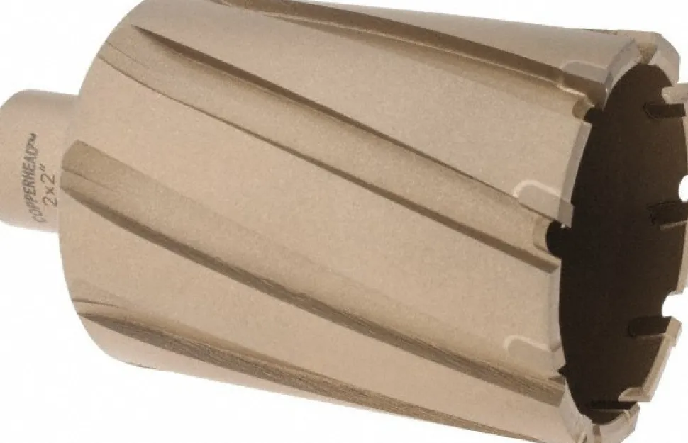 Annular Cutter: 2" Dia, 2" Depth of Cut, Carbide Tipped
