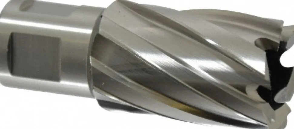 Annular Cutter: 15/16" Dia, 1" Depth of Cut, High Speed Steel