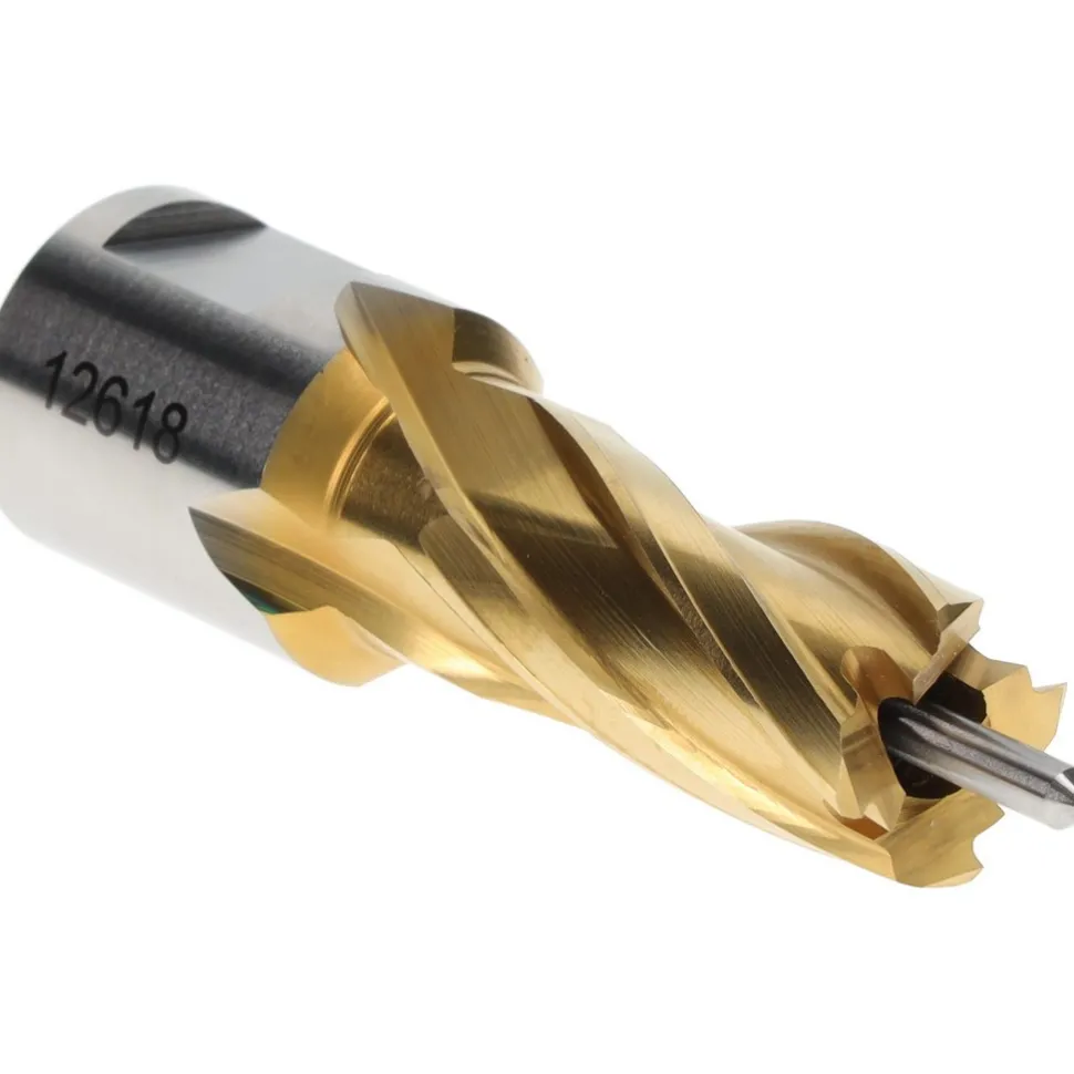 Annular Cutter: 9/16" Dia, 1" Depth of Cut, High Speed Steel