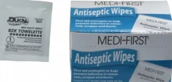 Antiseptics, Ointments & Creams: Product Type: Antiseptic; Form: Wipe; Container Type: Box