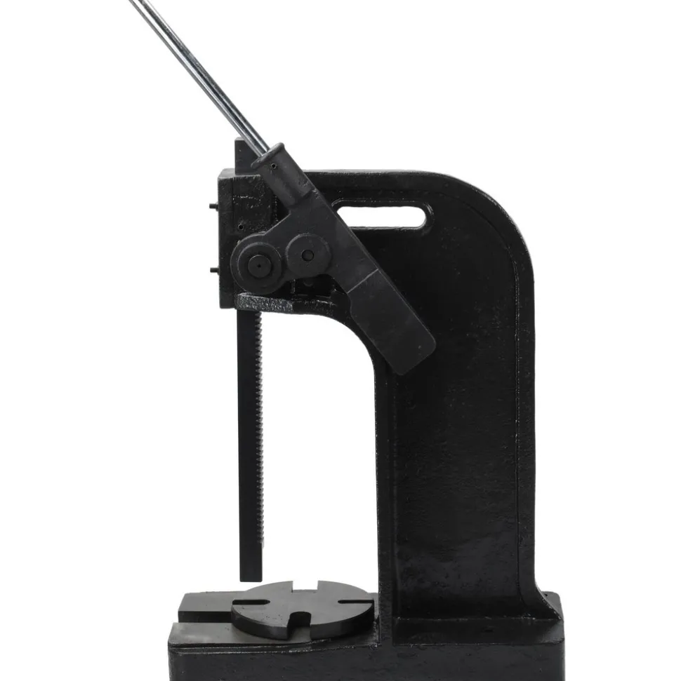 Arbor Press: 1-1/4" Ram, 6-1/4" Throat Depth, 3 Ton Pressure, 12" Stroke, 17-1/2" Max Work Height