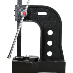 Arbor Press: 1-3/4" Ram, 8-3/8" Throat Depth, 4 Ton Pressure, 16-3/4" Stroke, 15-3/4" Max Work Height