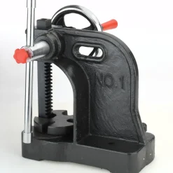 Arbor Press: 1" Ram, 4" Throat Depth, 1 Ton Pressure, 8" Stroke, 6" Max Work Height