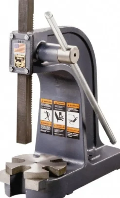 Arbor Press: 1-1/4" Ram, 7" Throat Depth, 3 Ton Pressure, 10-3/4" Max Work Height