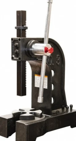 Arbor Press: 1-1/2" Ram, 6-1/4" Throat Depth, 3 Ton Pressure, 12-1/2" Max Work Height