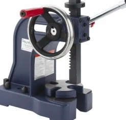 Arbor Press: 1" Ram, 4" Throat Depth, 1 Ton Pressure, 5-1/2" Max Work Height