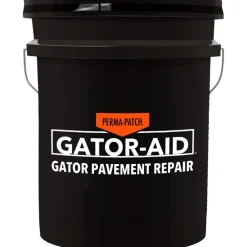 Asphalt Repair Compounds: Product Type: Asphalt Patch; Color: Black; Container Size: 5 gal; Container Type: Pail