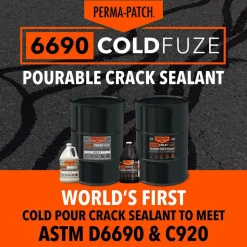 Asphalt Repair Compounds: Product Type: Crack Filler; Color: Black; Container Size: 1 gal; Container Type: Jug