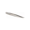 Assembly Tweezer: Stainless Steel, Strong Sharp Point Tip, 4-1/2" OAL