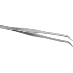 Assembly Tweezer: Stainless Steel, Straight Tip, 6-1/2