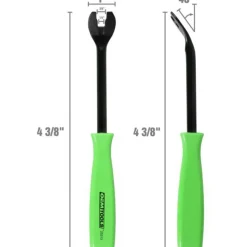 Automotive Hand Tools & Sets: Tool Type: Door Panel Remover; Color: High-Visibility Lime, Black; Inside Diameter: 0.25 in