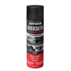 Automotive Rubberized Undercoating Spray Paint, Black, 15 oz