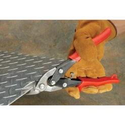 Aviation Snips: 9-1/4" OAL, 7/8" LOC, Jaw: Molybdenum Steel Blades