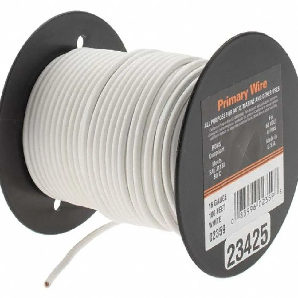 16 AWG Automotive Plastic Insulated, Single Conductor Wire