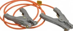 19 AWG, 5 Ft., Hand Clamp, Grounding Cable with Clamps