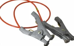 19 AWG, 3 Ft., Hand Clamp, Grounding Cable with Clamps