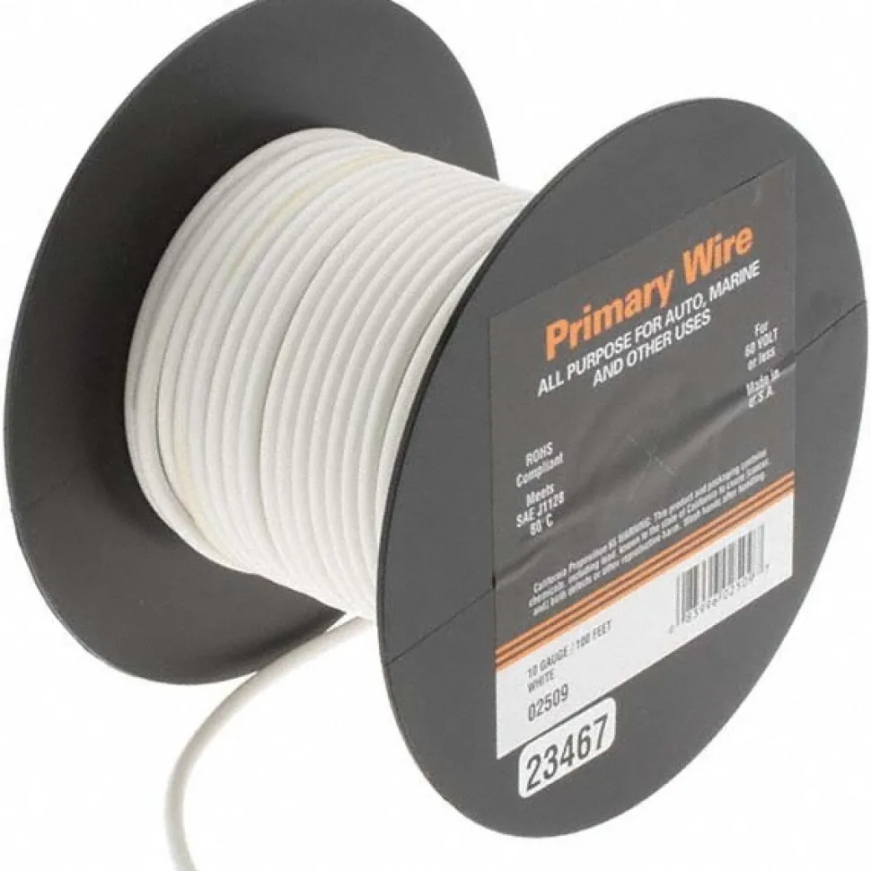10 AWG, 100' OAL, Hook Up Wire
