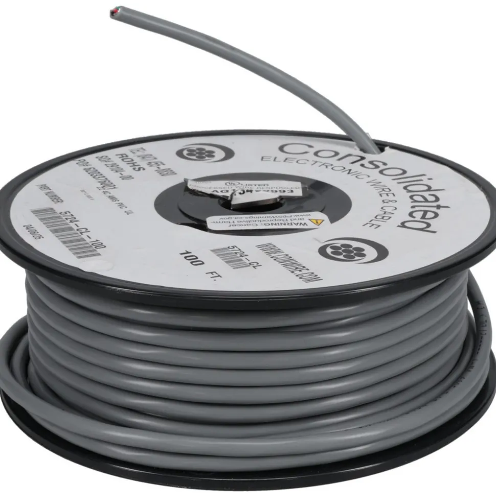 22 AWG, 4 Wire, 100' OAL Shielded Automation & Communication Cable